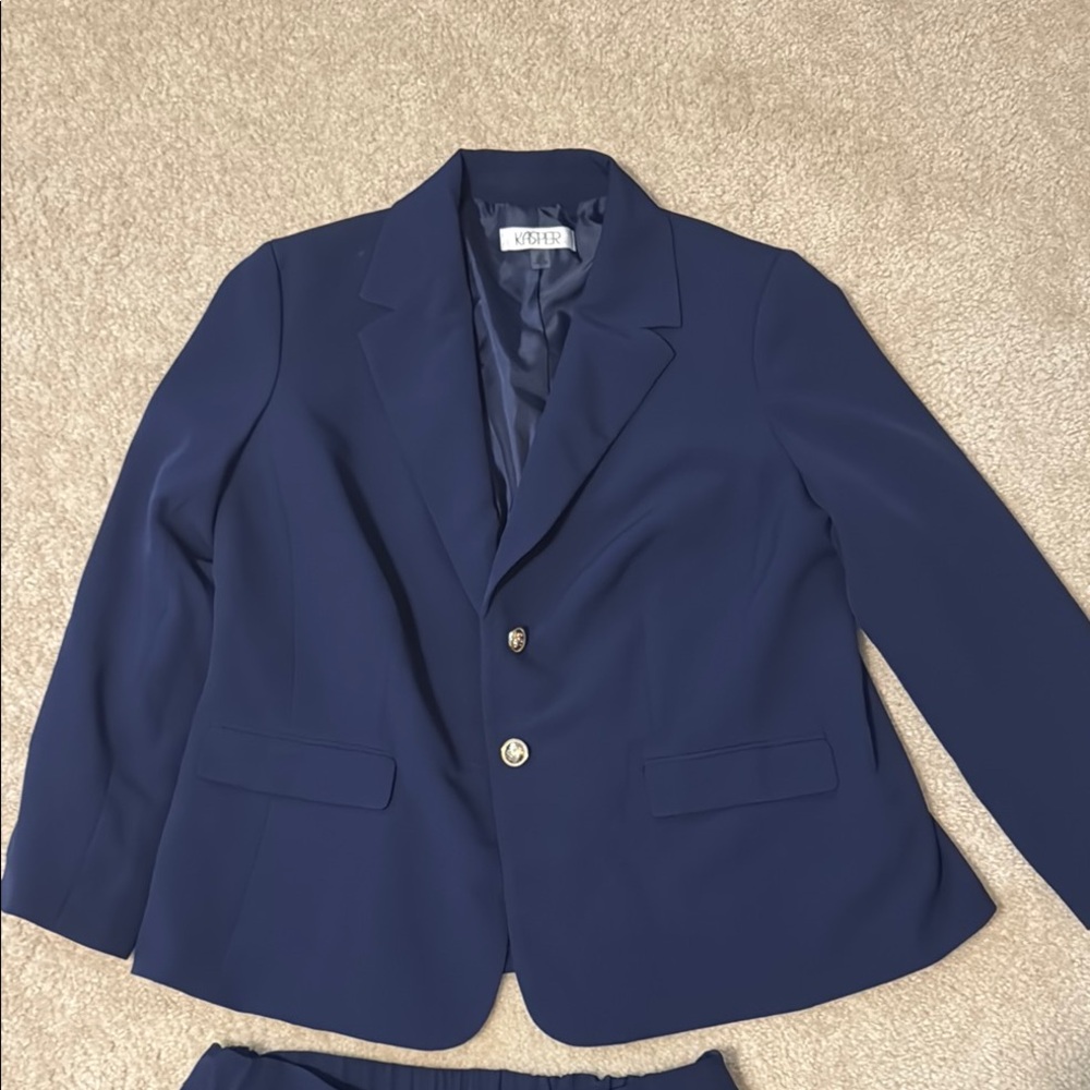 Kasper Navy suit with Blazer Jacket and pants